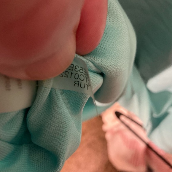 Karl Lagerfeld Light Blue Long Sleeve Dress - Picture 5 of 6